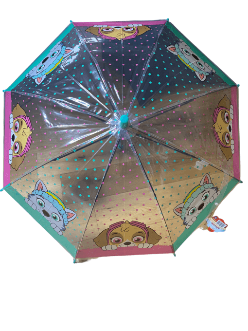 Parapluie Paw Patrol vert/rose