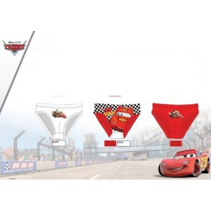 Lots de 3 Slips Disney Pixar Cars 