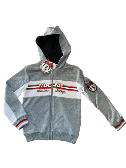 Veste Minnie gris/blanc
