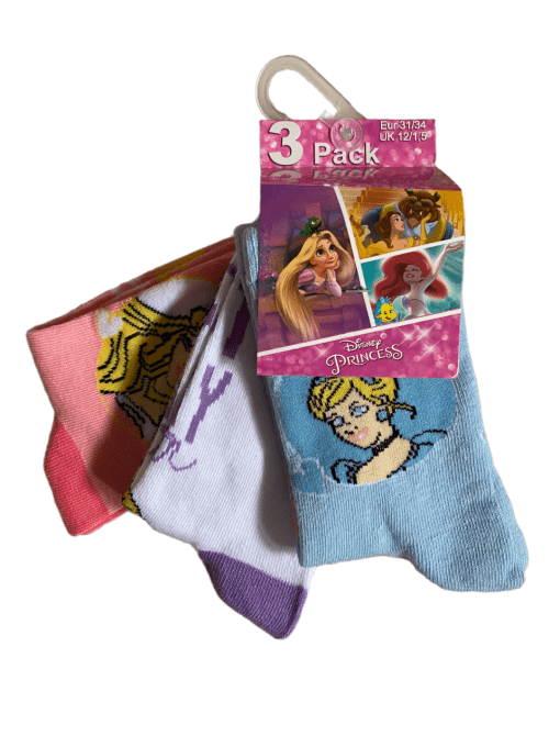 Lots de 3 paires de chaussettes Princesse