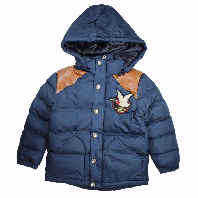 Parka Chevignon bleu avec capuche détachable