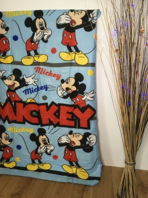 Plaid polaire Mickey 100x150